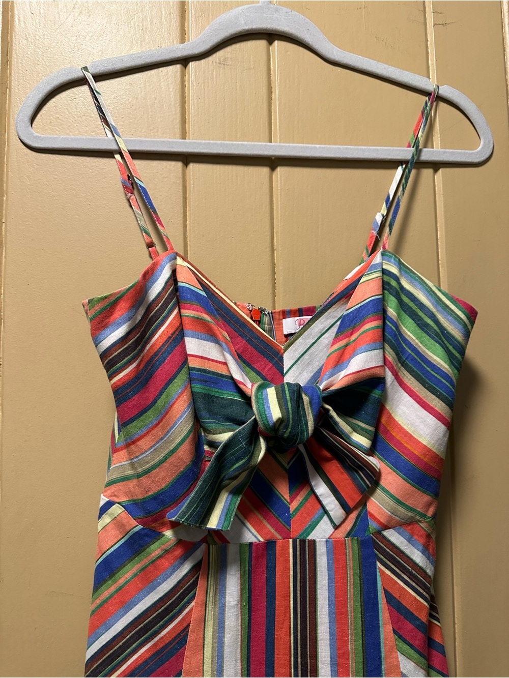 Parker Dress striped sundress size 2 summer cotton - Picture 2 of 5